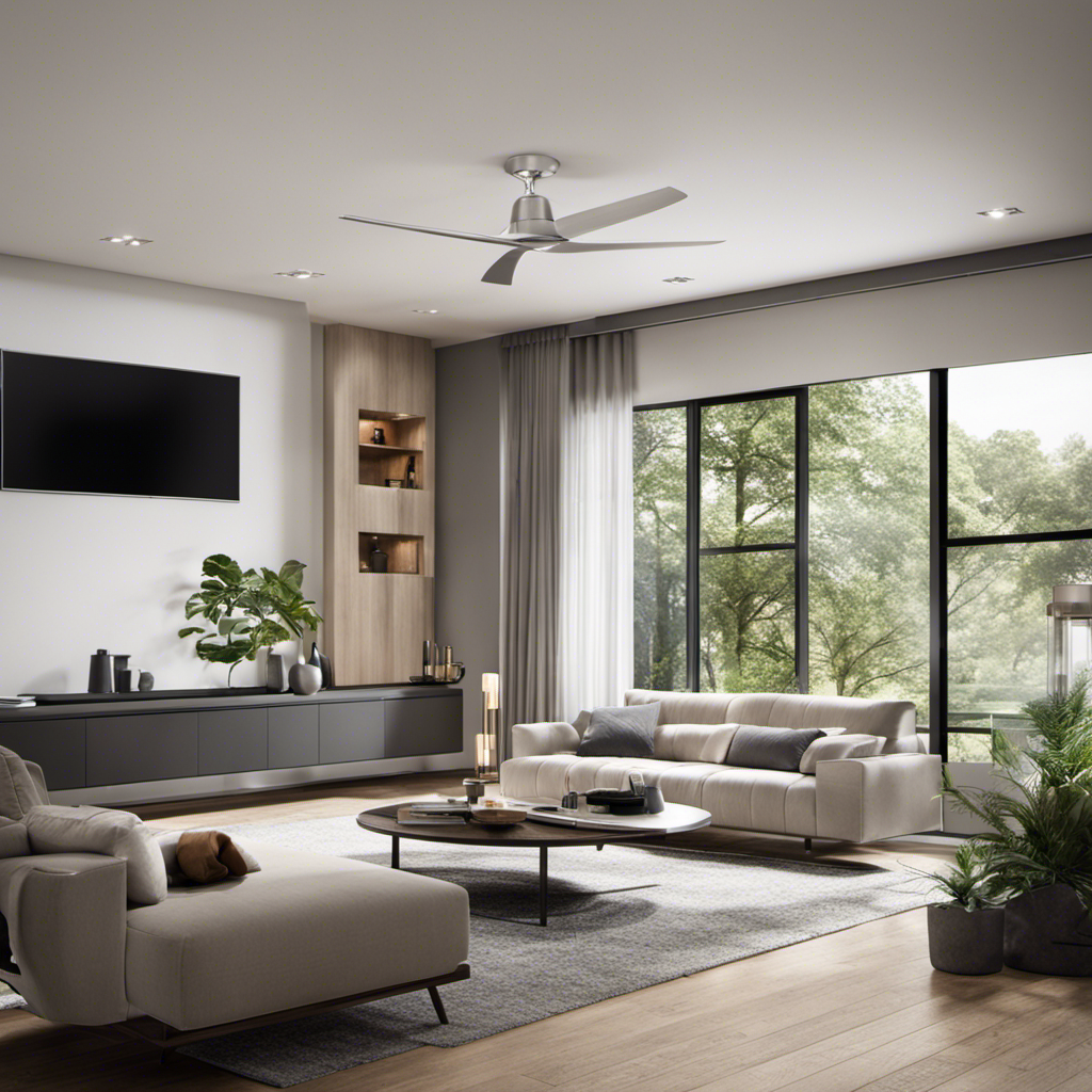 An image showcasing a modern, streamlined home interior