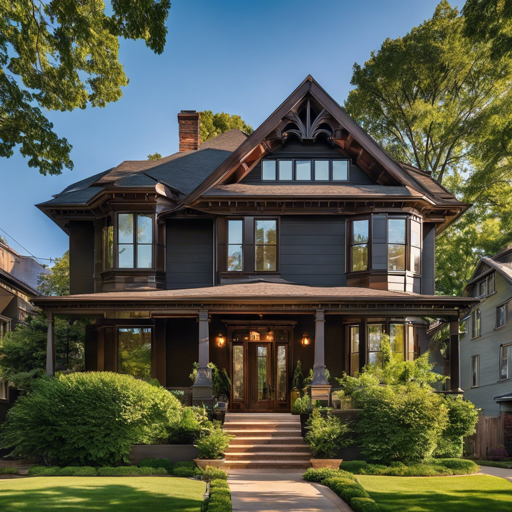 An image showcasing a beautifully preserved, century-old Tulsa home